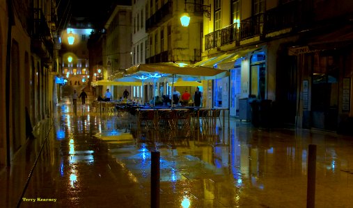 Baroque streets of Lisbon photo