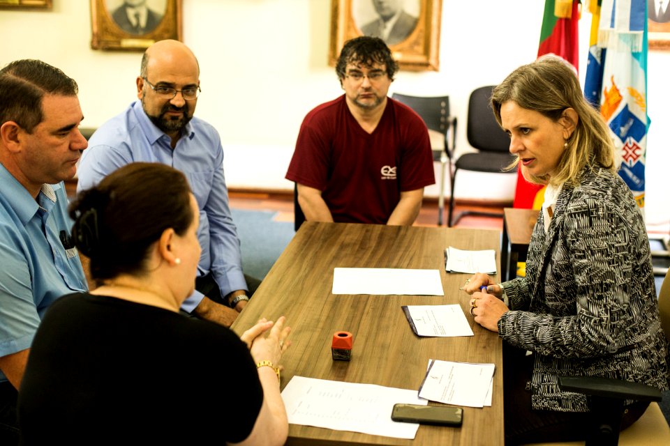 25.04.2019 - Prefeita Paula Mascarenhas durante edição do Prefeita Recebe, no Salão Nobre do Paço Municipal - Foto: Gustavo Vara