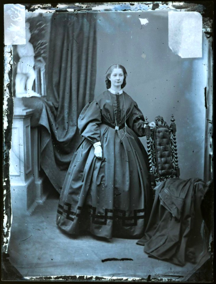 Digital positive from a lovely early wet plate collodion glass negative (#2)