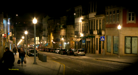 Baroque streets of Porto Portugal photo