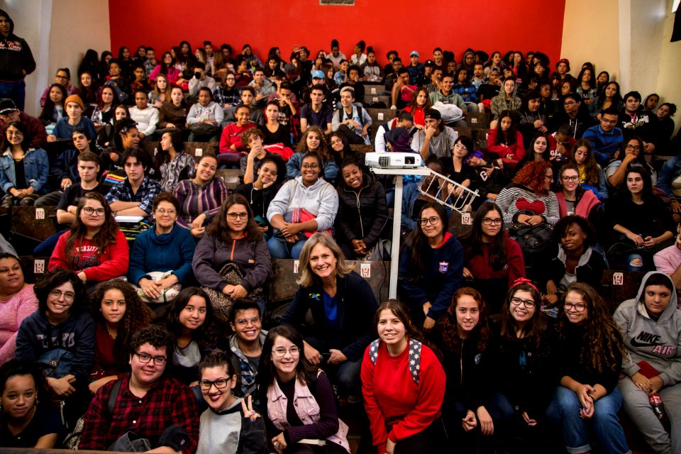 21.03.2019 - Prefeita Paula Mascarenhas realiza apresentação do Start aos alunos do Assis Brasil - Foto: Gustavo Vara