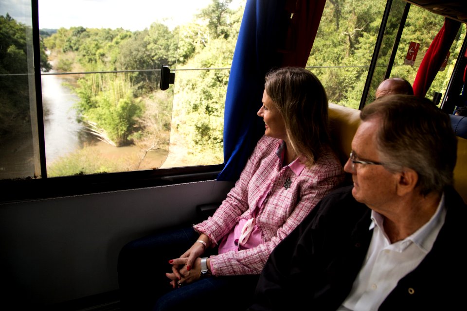 30.04.2019 - Prefeita Paula Mascarenhas e o vice Idemar Barz realizam a apresentação do novo sistema de transporte rural - Foto: Gustavo Vara