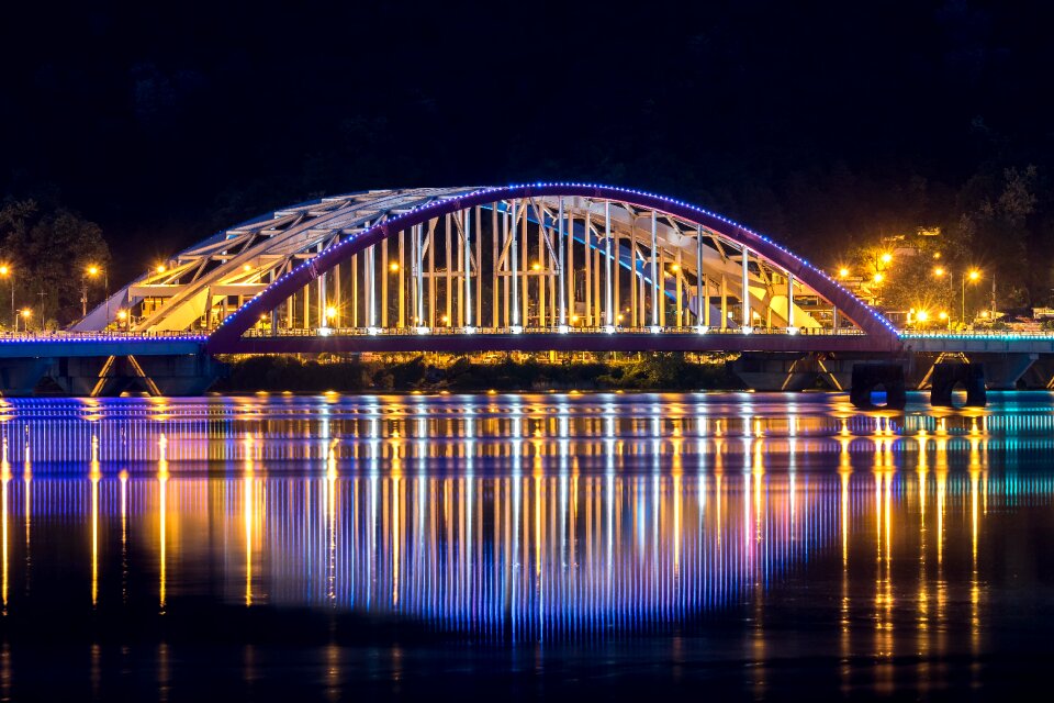 Lighting city night
