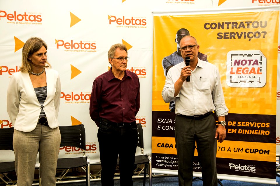 03.04.2019 - Prefeita Paula Mascarenhas realiza a entrega simbólica do prêmio do Nota Legal - Foto: Gustavo Vara
