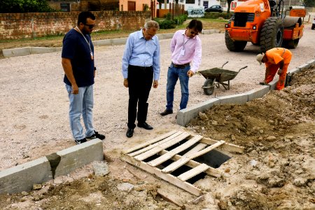 25.03.2019 - Vice-prefeito Idemar e secretário Roberto Ramalho visitam obras Rua Theodoro Born - Foto Michel Corvello