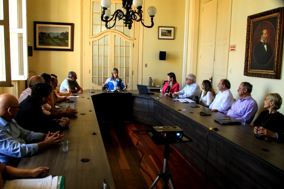 11.04.2019 - Prefeita Paula Mascarenhas na apresentação do projeto de educação da Escola Sesi - Foto Gustavo Vara