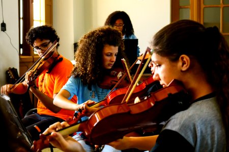 08.04.2019 -  Ensaio da Orquestra Estudantil - Foto Michel Corvello