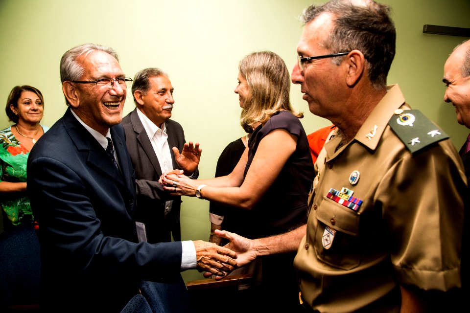 01.04.2019 - Prefeita Paula Mascarenhas prestigia a posse do novo provedor da Santa Casa de Misericórdia de Pelotas, Dr. João Francisco Neves da Silva - Foto: Gustavo Vara