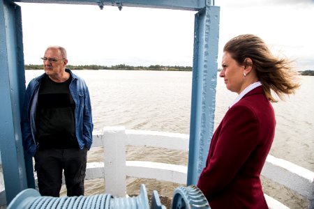 05.04.2019 - Prefeita Paula Mascarenhas e o vice Idemar Barz, acompanhados do secretário estadual de Meio Ambiente e Infraestrutura, Artur Lemos Junior, realizam visita a Barragem Santa Bárbara - Foto: Gustavo Vara