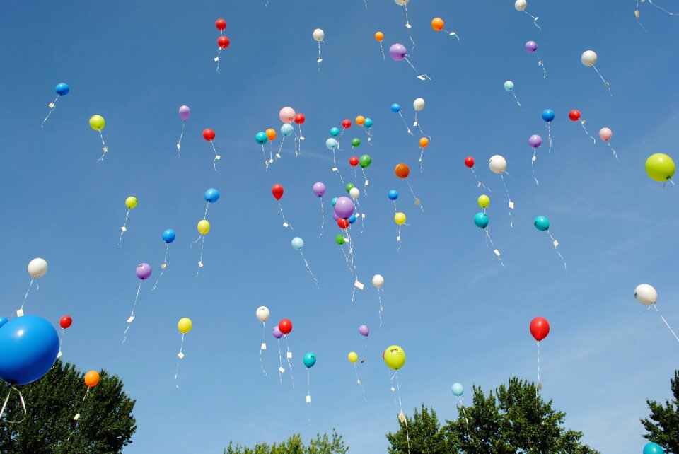Helium ease celebrate