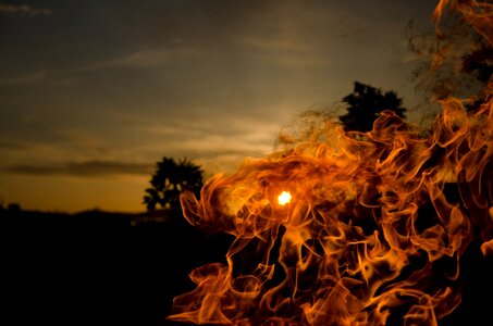 Hot heat burn photo