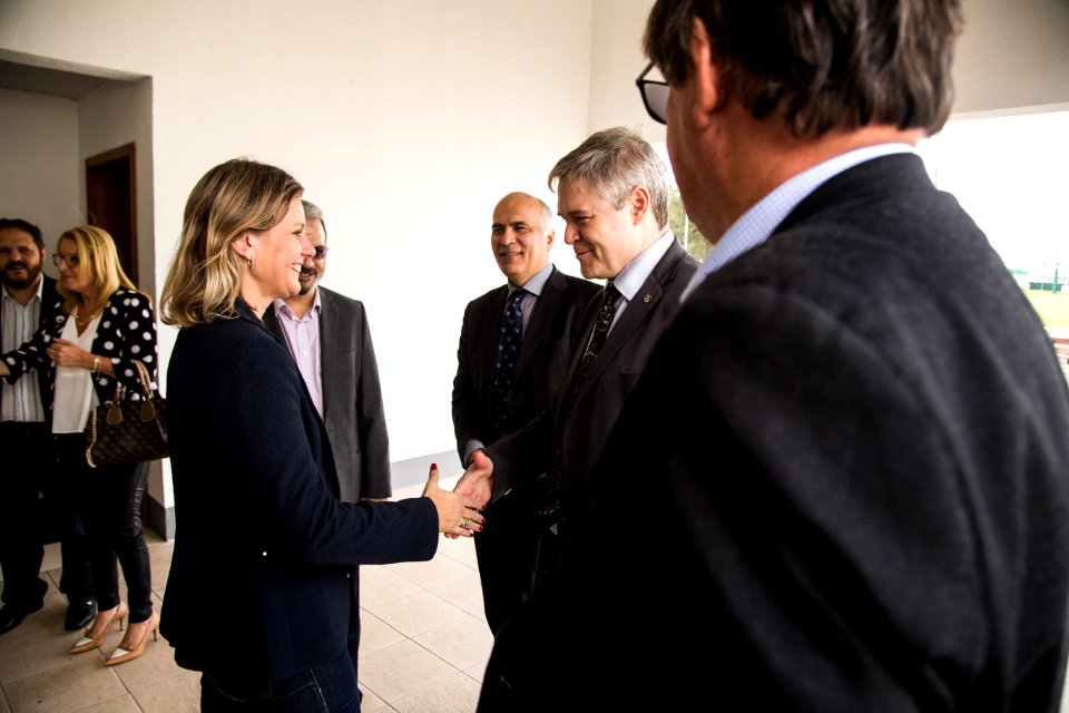 27.03.2019 - Prefeita Paula Mascarenhas participa de reunião almoço com professor Jorge Audy da Tecnopuc e Josep Piquê na Lifemed - Foto: Gustavo Vara