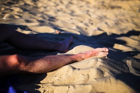 Beach feet foot photo