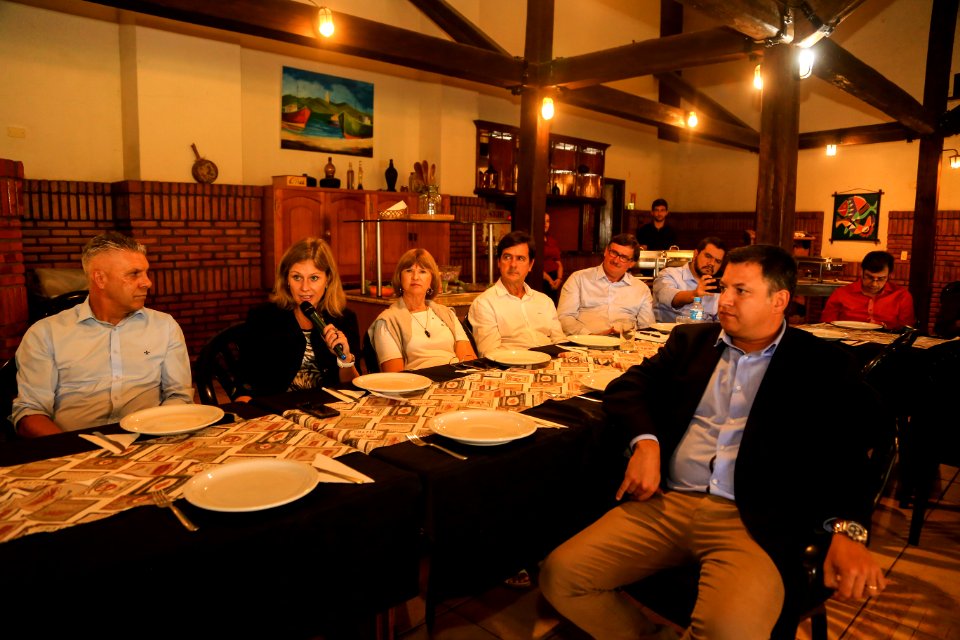 25.02.2019 - Prefeita Paula Mascarenhas em reunião sobre a duplicação da BR-116 em Tapes - Foto Gustavo Vara