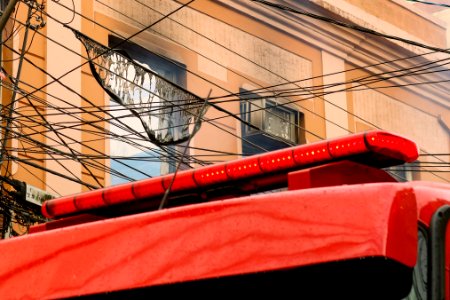 24.02.2019 - Incêndio no antigo predio da Smed - Foto Michel Corvello