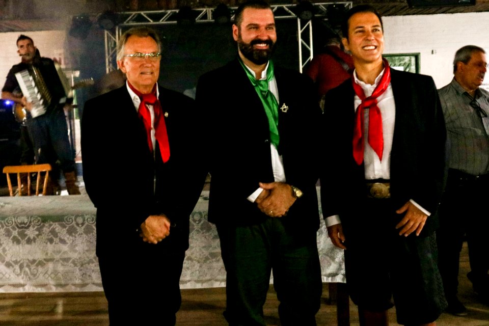 16.03.2019 - Vice-prefeito Idemar Barz no jantar e baile de posse da nova patronagem da União Gaúcha - Foto Michel Corvello