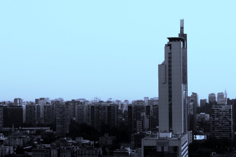 Apartment building city town