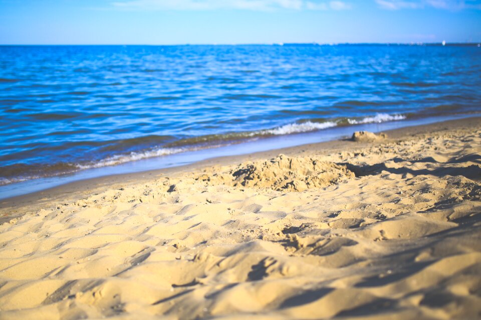 Beach chillout landscape photo