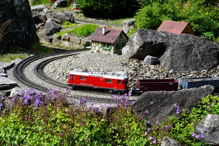Train transport rails