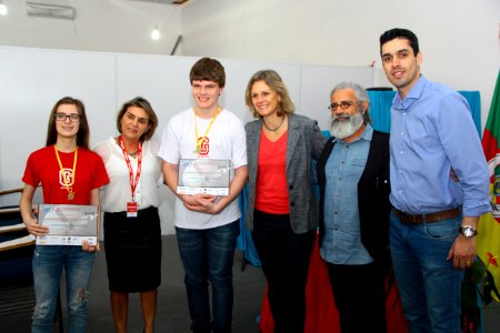 30.11.2018 - Gab Prefeita - Premiação da Olimpíada Brasileira de Astronomia e Astronáutica - Foto Marcel Avila