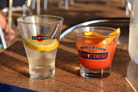 Cocktail glass enjoy