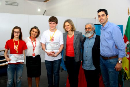 30.11.2018 - Gab Prefeita - Premiação da Olimpíada Brasileira de Astronomia e Astronáutica - Foto Marcel Avila