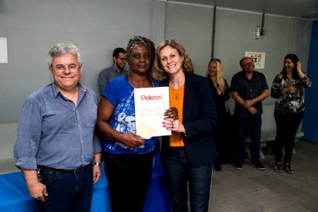 28.11.2018 - Prefeita Paula Mascarenhas realiza entrega da regularização fundiária do Loteamento Verona - Foto: Gustavo Vara