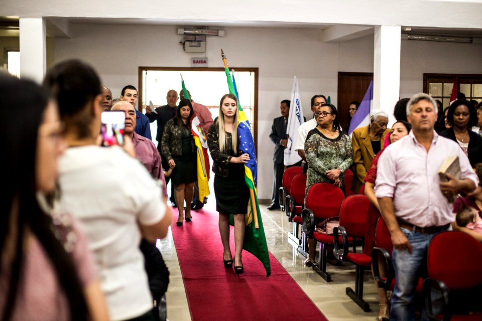 08.12.2018 - Vice prefeito Idemar Barz participa do culto de ação de graças comemorando 78 anos da Igreja Assembleia de Deus - Foto: Gustavo Vara