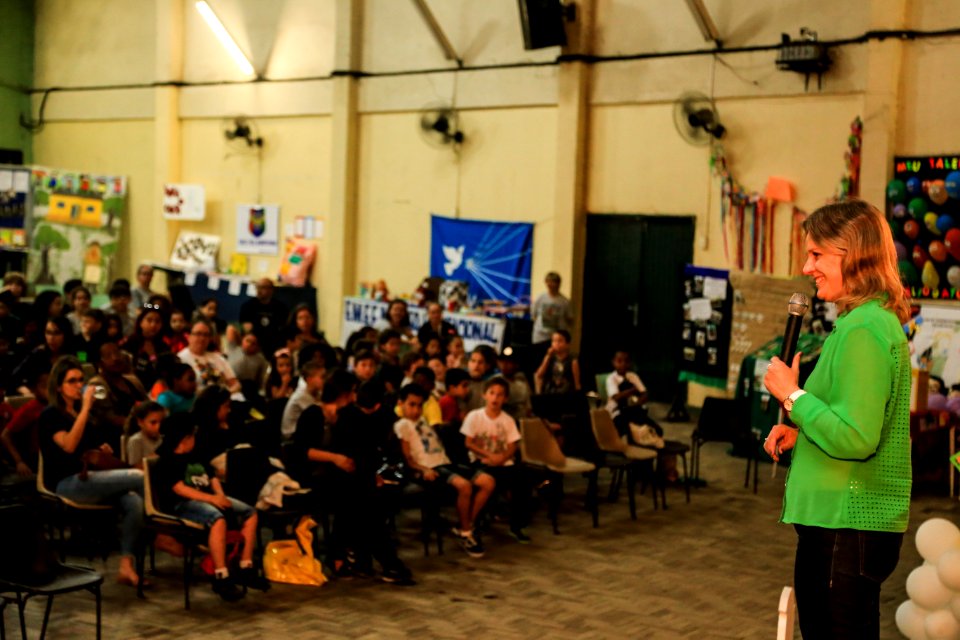 08.11.2018 - Prefeita Paula Mascarenhas participa da Jornadinha literária da Smed - Foto: Gustavo Vara