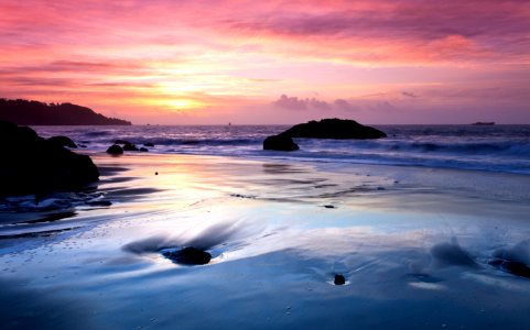 Marshall Beach Sunset photo