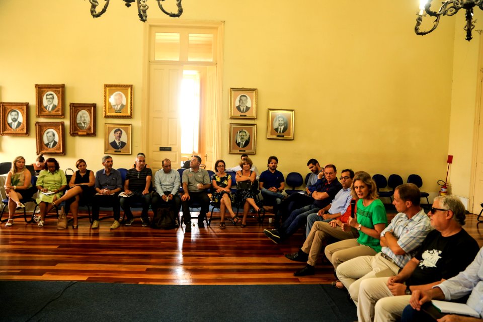 14.01.2019 - Prefeita Paula Mascarenhas durante reuniião do secretariado - Foto: Gustavo Vara