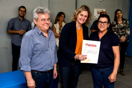 28.11.2018 - Prefeita Paula Mascarenhas realiza entrega da regularização fundiária do Loteamento Verona - Foto: Gustavo Vara