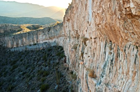 Rock face of the Homestead Climbing Area, Tucson AZ. Photo courtesy of Access Fund. photo