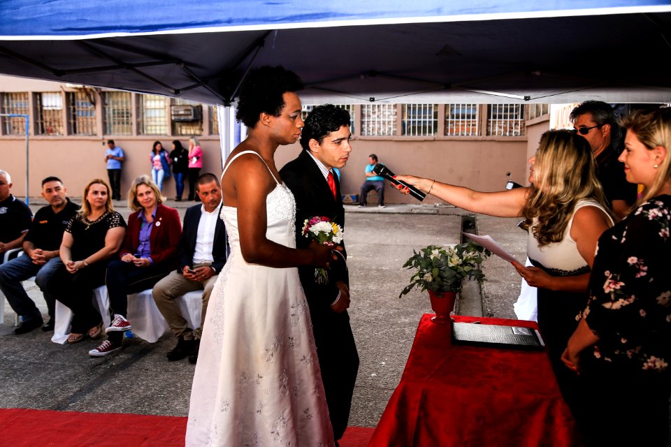 03.12.2018 - Casamento coletivo no Presídio Regional de Pelotas - Foto: Gustavo Vara