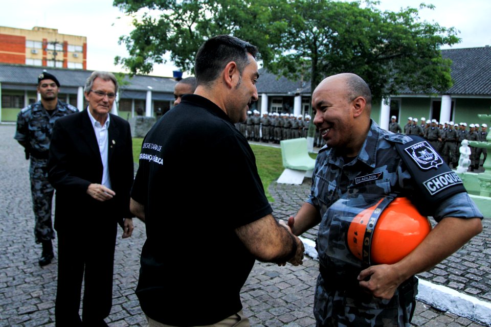 20.12.2018 - Vice prefeito Idemar Barz participa da cerimônia de revitalização da Cia de Choque do 4º BPM - Foto: Gustavo Vara