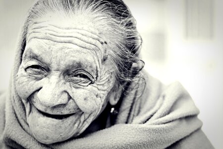 Female elderly retired photo