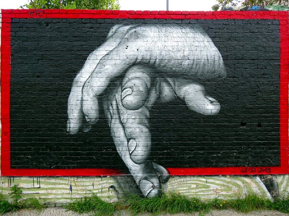 Color street art berlin
