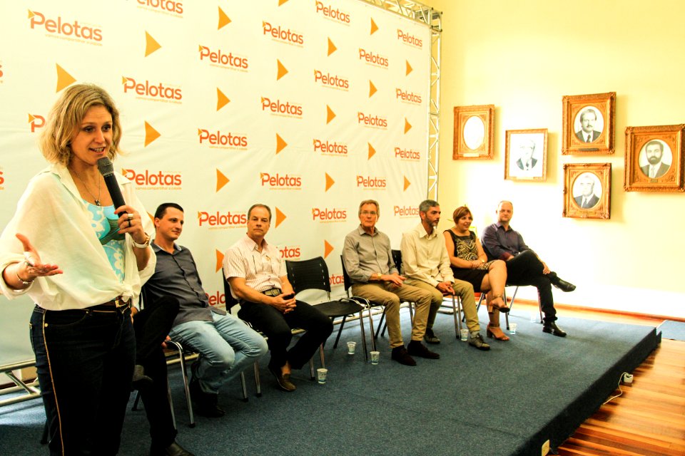 21.10.2018 - Prefeita Paula Mascarenhas e o vice Idemar Barz durante evento de formatura das turmas do START - Pacto Pelotas Pela Paz - Foto: Gustavo Vara
