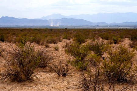 Western bajada of the Pyramid Mountains