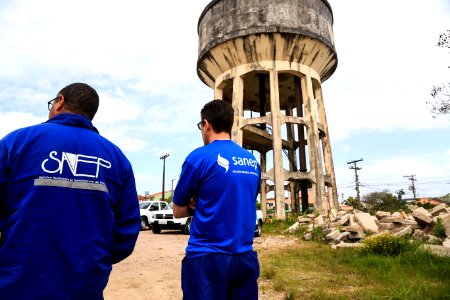 11.10.2018 - Prefeita Paula Mascarenhas e o vice Idemar Barz realizam a entrega de veículos no reservatório R5, entrega de máquinas e visita nas obras do Sanep,  no Fragata - Foto: Gustavo Vara