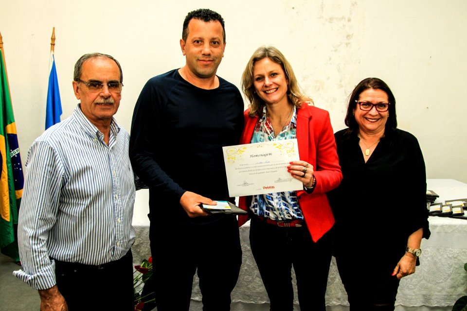 19.10.2018 - Prefeita Paula Mascarenhas durante homenagem ao Dia do Professor aos professores da rede municipal - Foto: Gustavo Vara