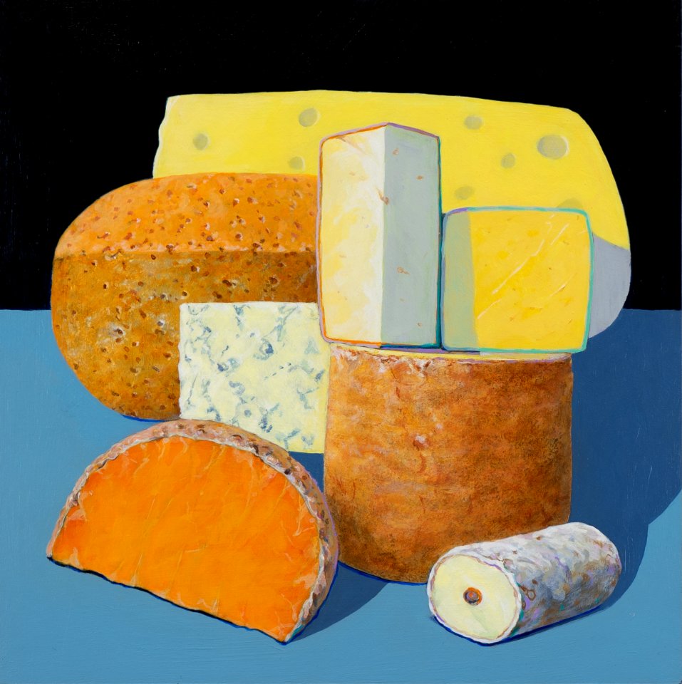 001 | Gale Wallar | Boule de Lille and Others | Acrylic | 12x12