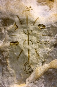 Medicine wheel four elements earth