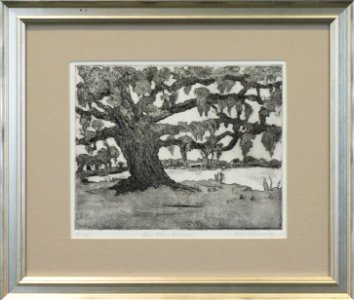 541 | Avis Fleming | On the Bayou | Printmaking | 14x17