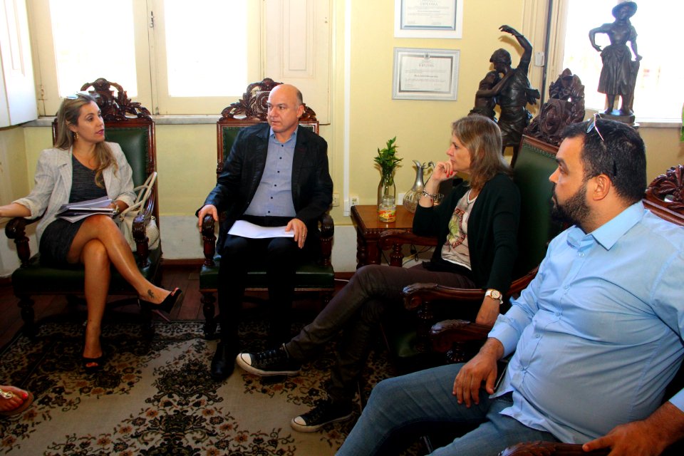 20.11.2018 - Gab Prefeita - Reunião Secretário Estadual de Obras - Foto Marcel Avila