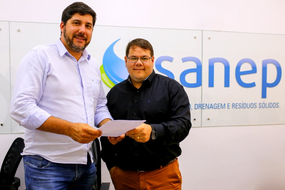 21.11.2018 SANEP assinatura decontrato com RK Engenharia - Fotos Gustavo Mansur