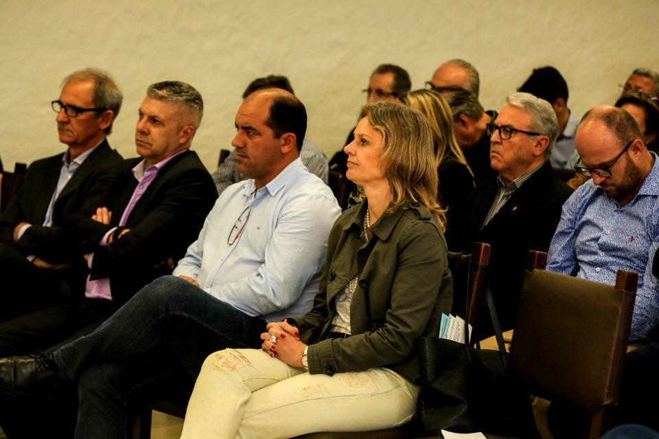 10.10.2018 - São Lourenço do Sul/RS 16:00 - Prefeita Paula Mascarenhas acompanha  a apresentação do relatório de oportunidades para o desenvolvimento do turismo da região sul do RS - Foto: Gustavo Vara