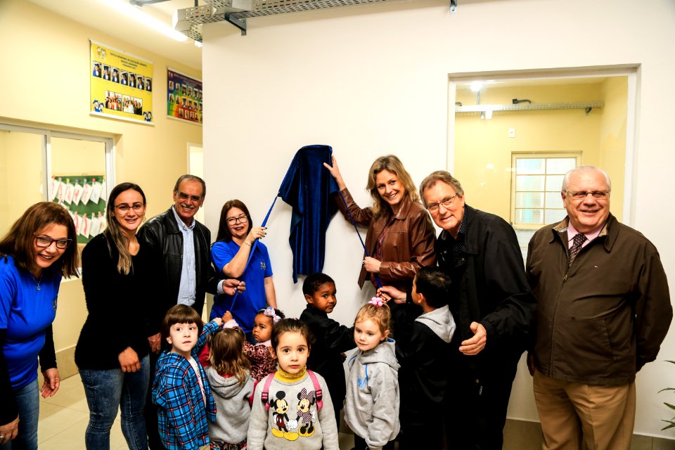 27.09.2018 - Prefeita Paula Mascarenhas e o vice Idemar Barz realizam a inauguração da EMEI Manuel Bandeira - Foto: Gustavo Vara