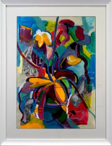 317 | Sandra Emme | From The Terrace | Mixed Media | 36x28