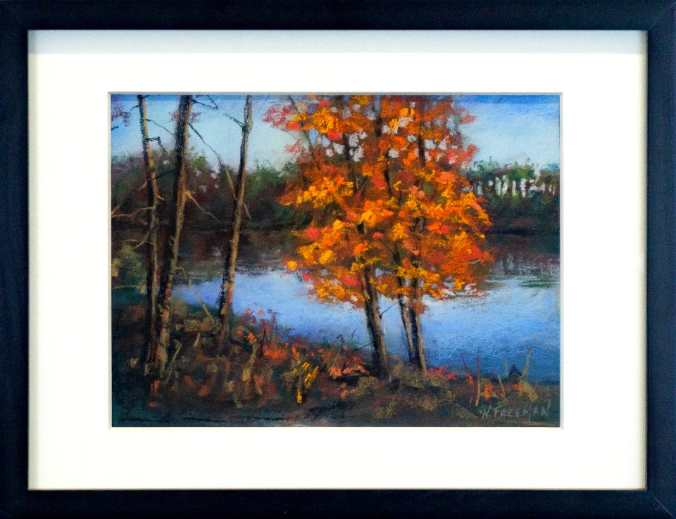 002 | Nancy Freeman | From the Path | Pastel | 13.25x17.25